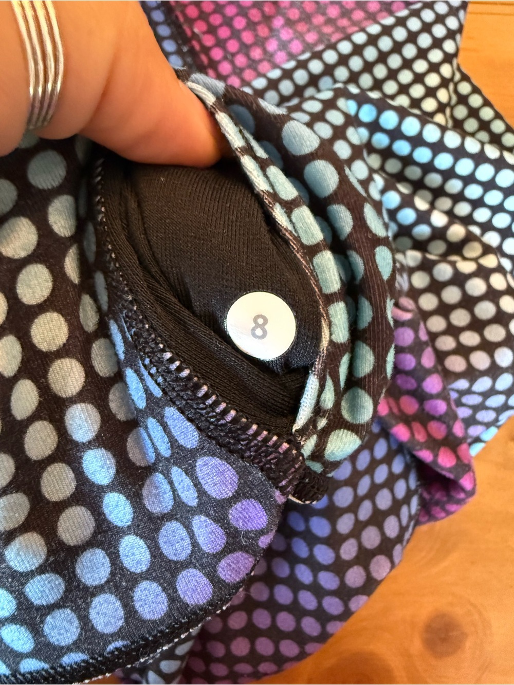 lululemon athletica Ombre Dot High-Rise Leggings - Blue, Purple, Pink - Picture 3 of 3